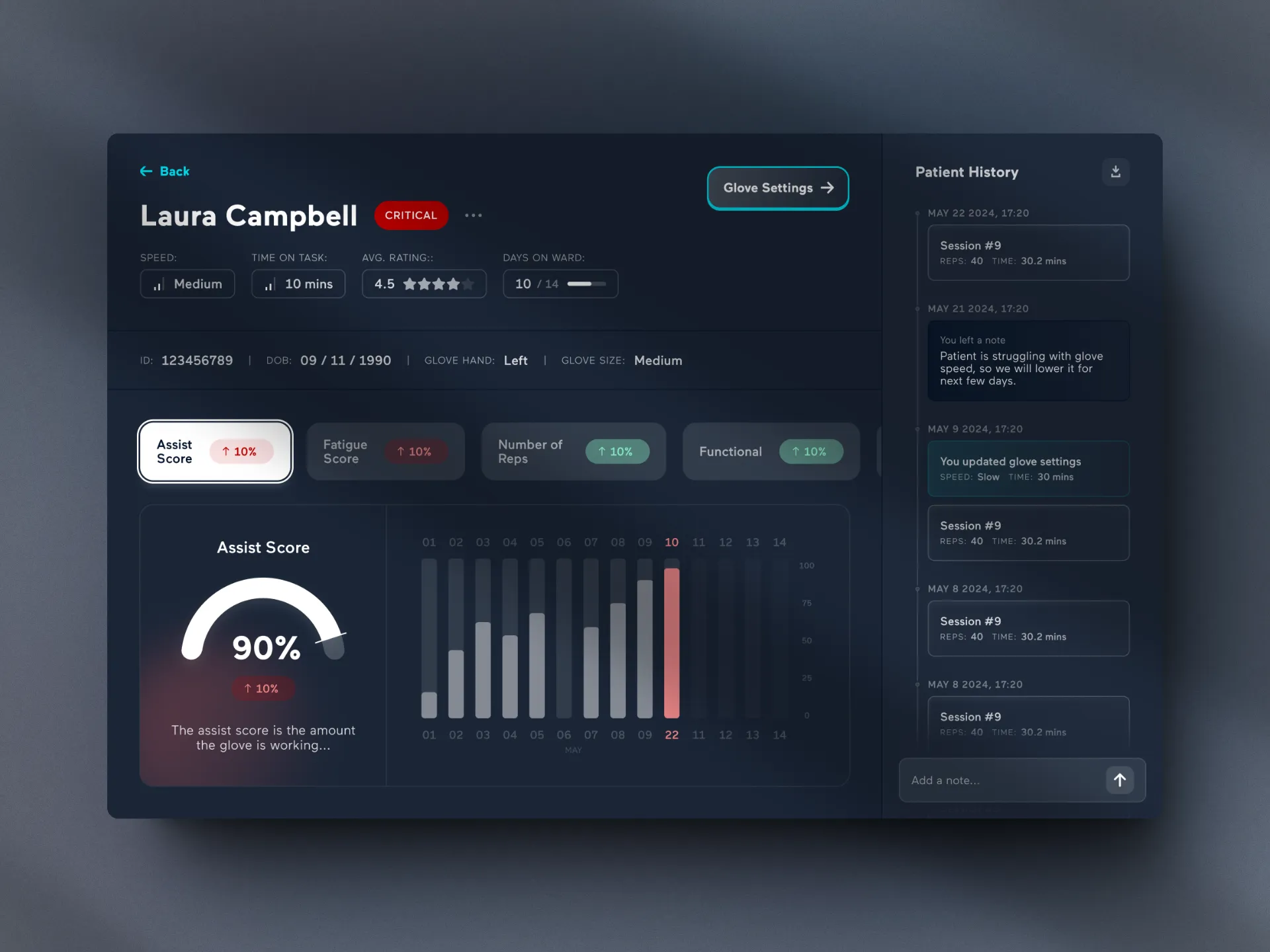 BioLiberty platform interface